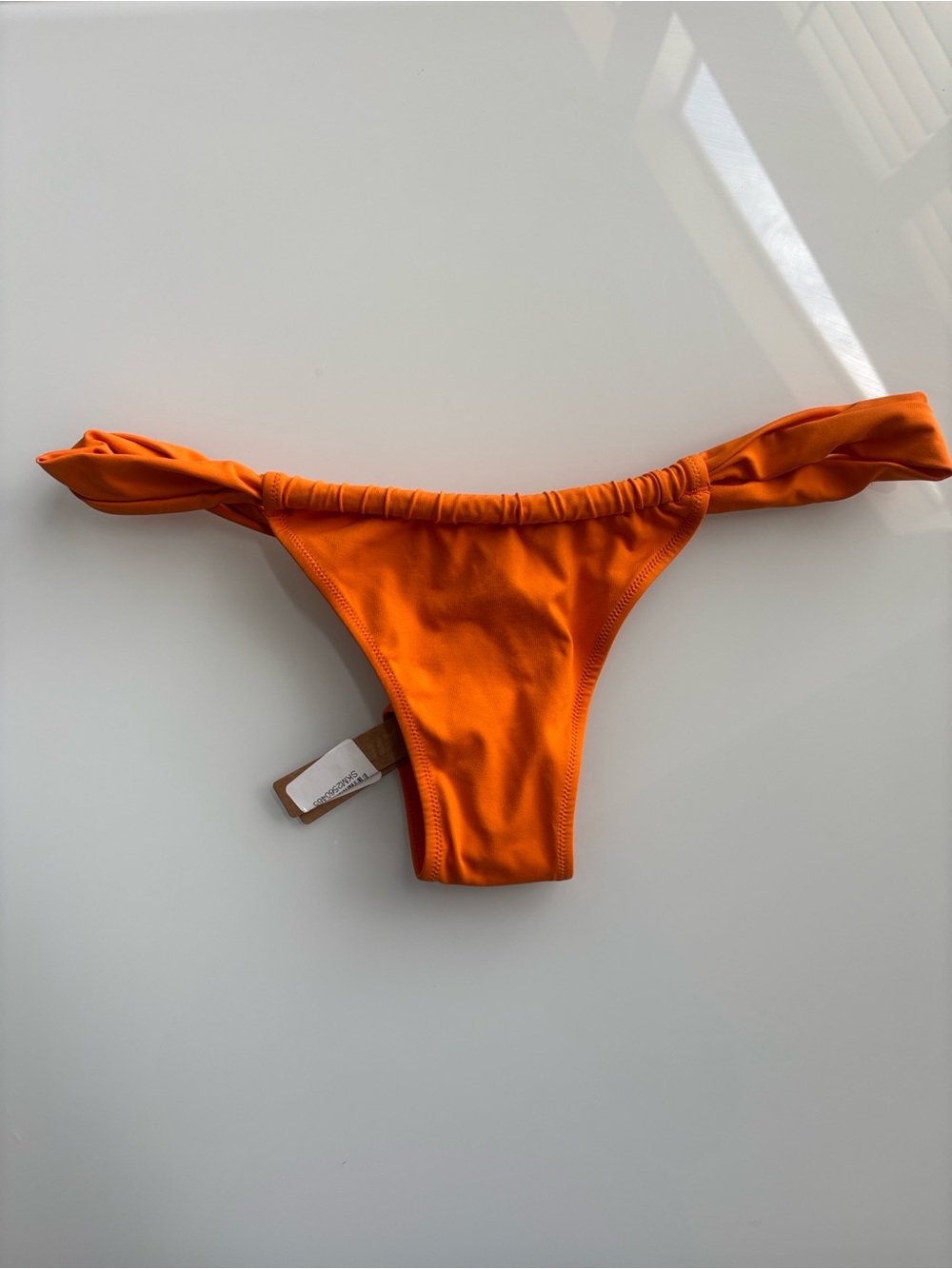 SKIM Signature Swim Runched Thong Bikini Bottom